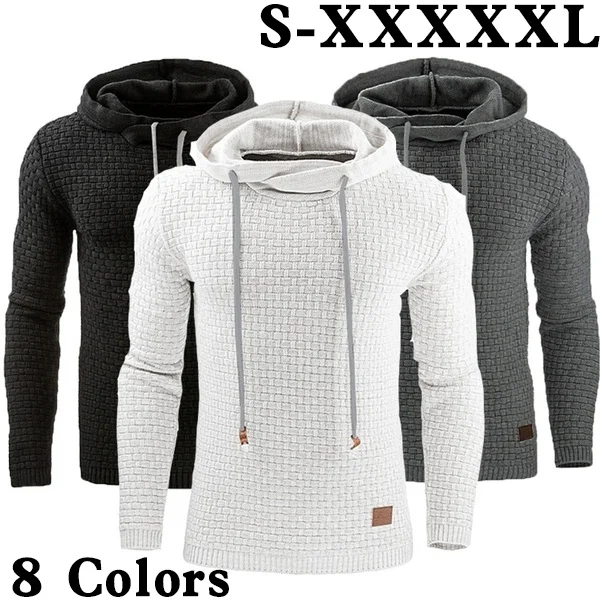 Зимняя мужская толстовка, теплая толстовка с капюшоном, модные мужские толстовки, пальто, куртка, верхняя одежда, пуловеры, свитер