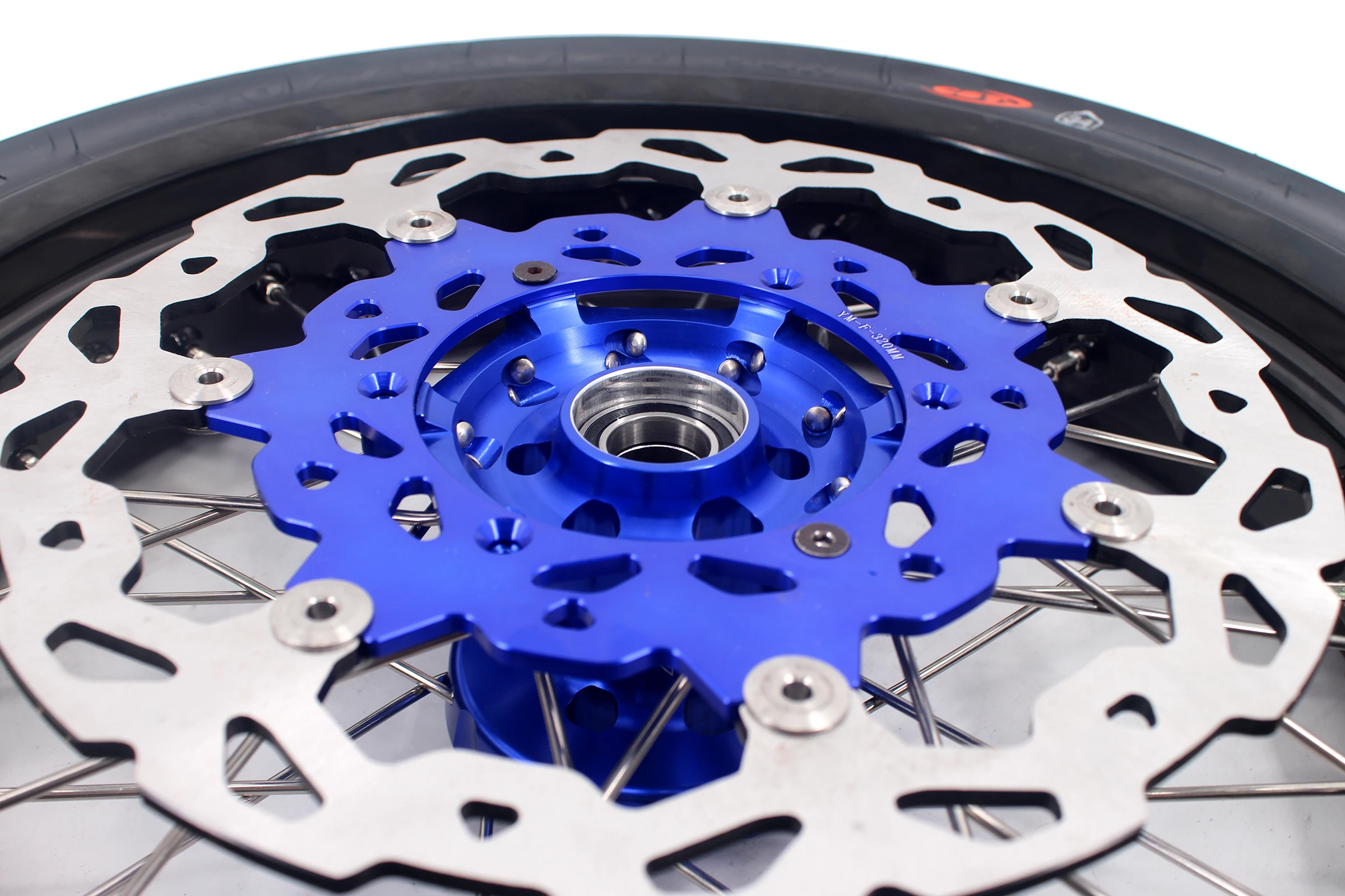 Полный комплект колес KKE 3 5/4 25 шины CST для Yamaha YZ250F 2001 2020 YZ450F 2003 синий концентратор