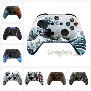 Запасные части для передней панели контроллера Xbox One X и One S, модель 1708, с рисунком по индивидуальному заказу, Soft Touch