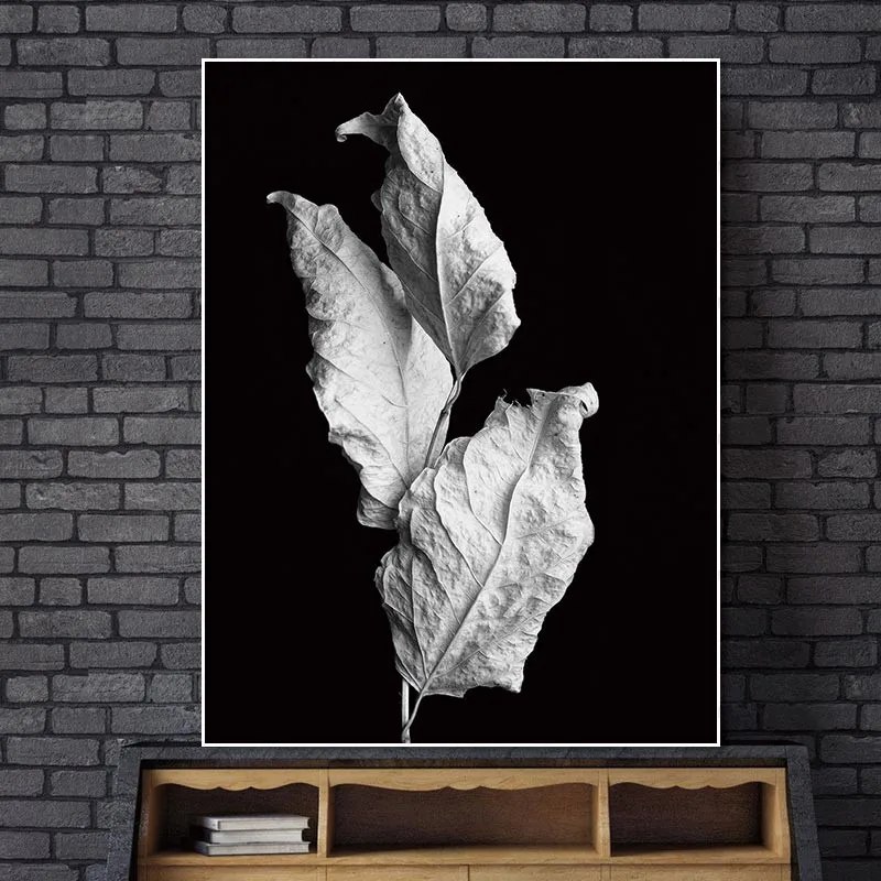 Nordic цветок Natura холст постеры с масляной живописью и принты Quadros Wall Art Современная