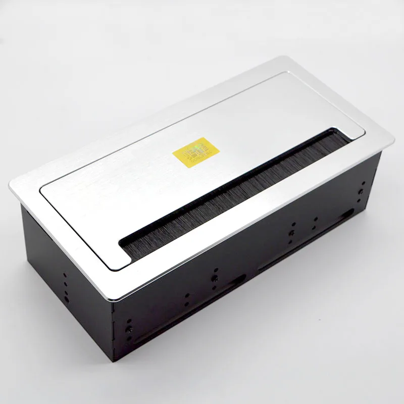 Soquete Multimídia para Desktop com Interface de Áudio 3.5 mm Conexão Usb e Vga Liga de Alumínio Retira com Escova Especial Novo Soquetes elétricos