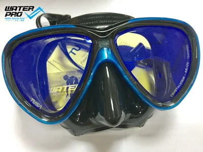 Black Blue Маска для дайвинга Tusa M-211SY - Цвет: Black Blue