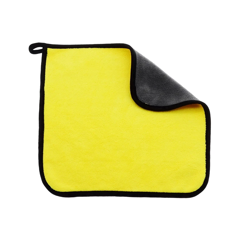 

1 Pcs Universal 30*30cm Car Cleaning Drying Towel Premium Soft Microfiber Thick Towel Detailing Polishing Cloths Rags For BMW