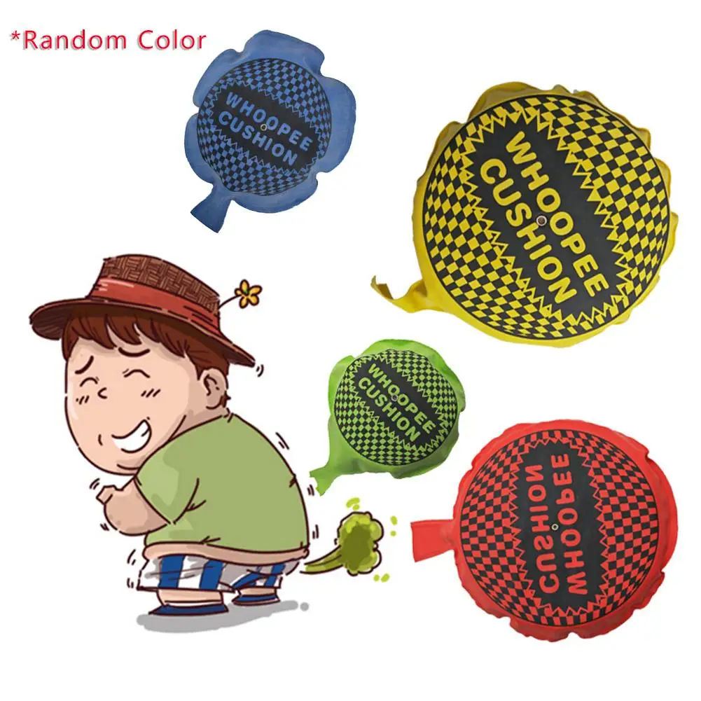 

1Pc Joke Ragging Toy Fart Pad Sponge Whoopee Cushion Novetly Twisted Decompression Vent Boring Toys Anti-stress Relieves