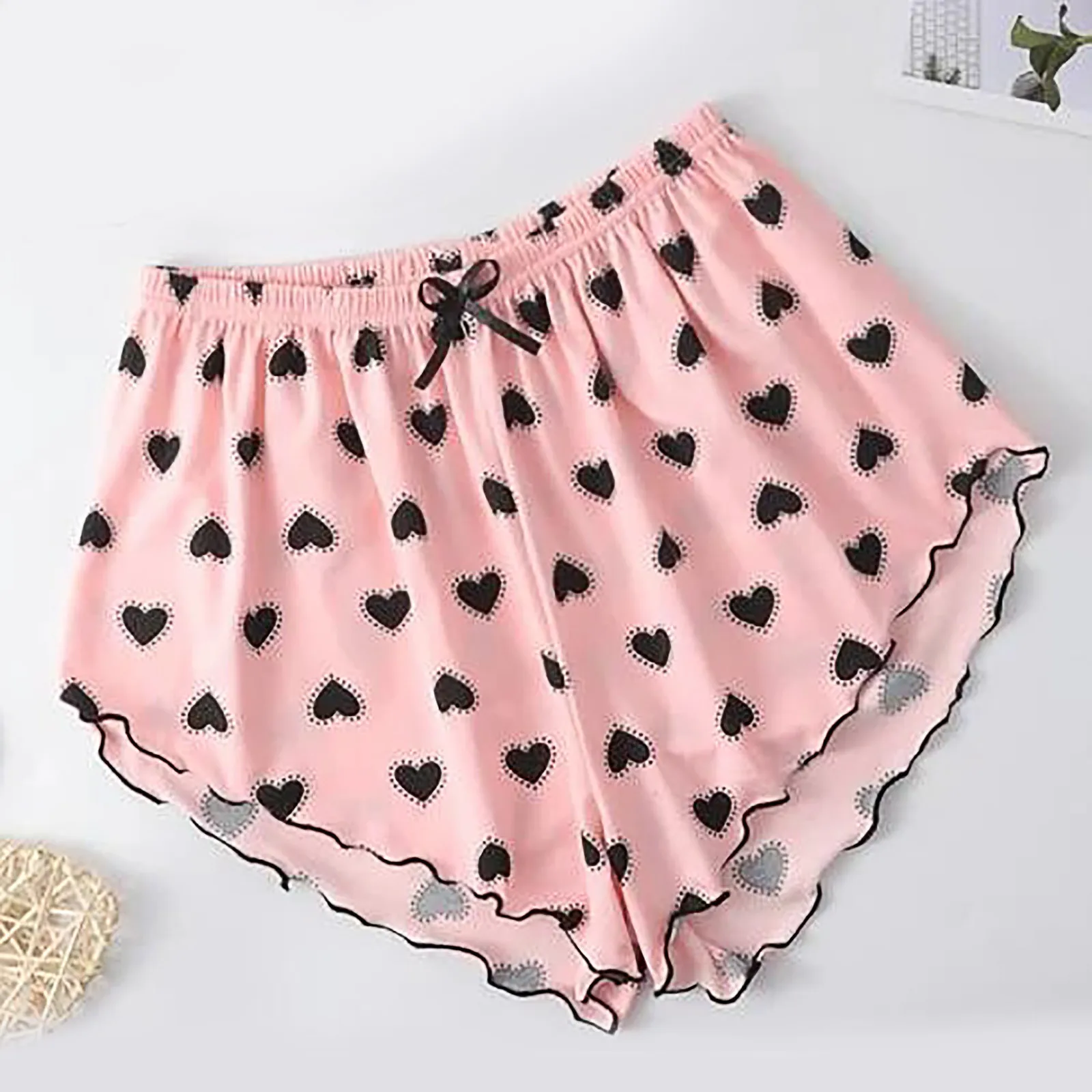 Женские шорты для сна 2022 атласные пикантные летние Пижамные с карманами и