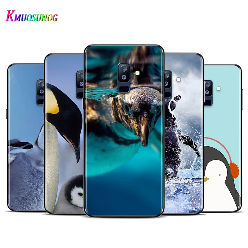 

Cute penguin Silicone Cover For Samsung A9S A8S A6S A9 A8 A7 A6 A5 A3 Plus Star 2018 2017 2016 Soft Phone Case