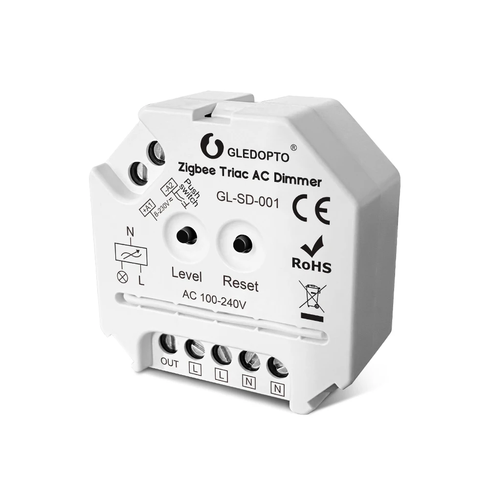 

Zigbee 3.0 Smart Home Triac AC Dimmer LED-Touch Control Push-Switch for filament lamp halogen lamp