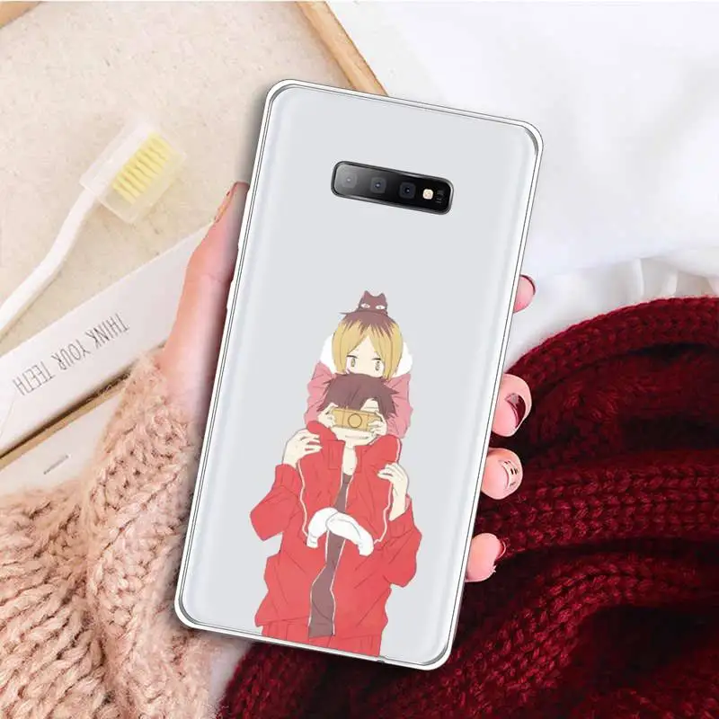 

Kenma Kozume of Haikyuu Phone Case Transparent for samsung A 21s 50 51 71 S 8 9 20 20fe note 10 20 plus ultra