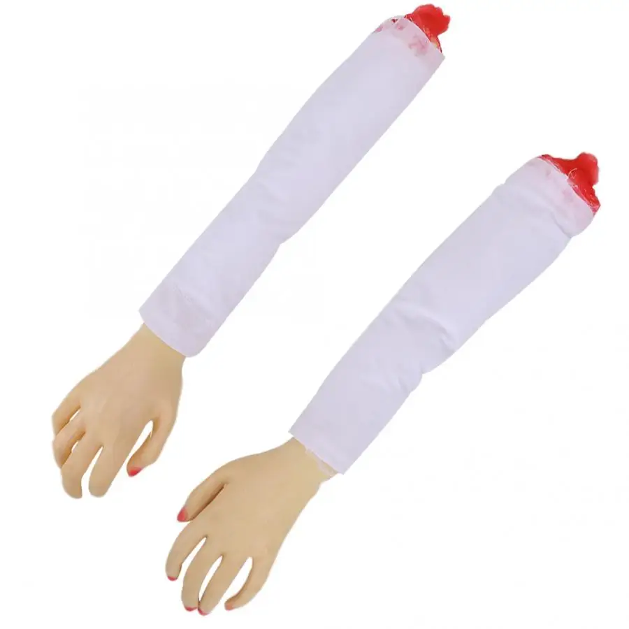 Реквизит для Хэллоуина имитация ужасного протеза сломанная рука обмана человека