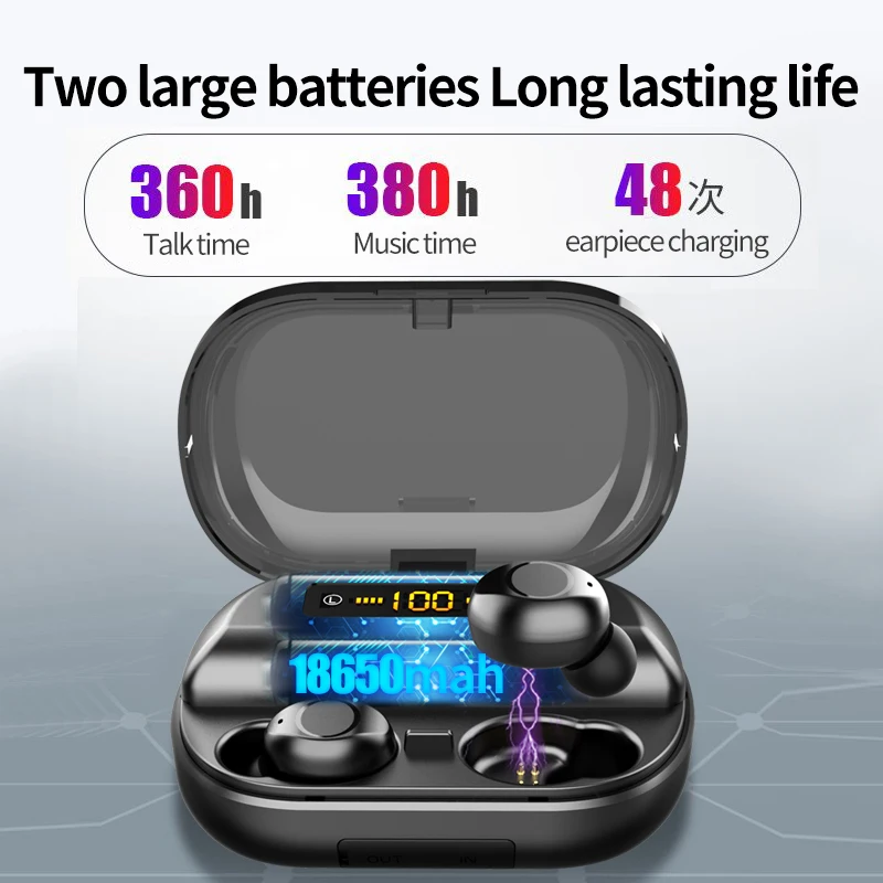 Беспроводные Bluetooth наушники NBX V12 5 0 TWS стереогарнитура спортивная