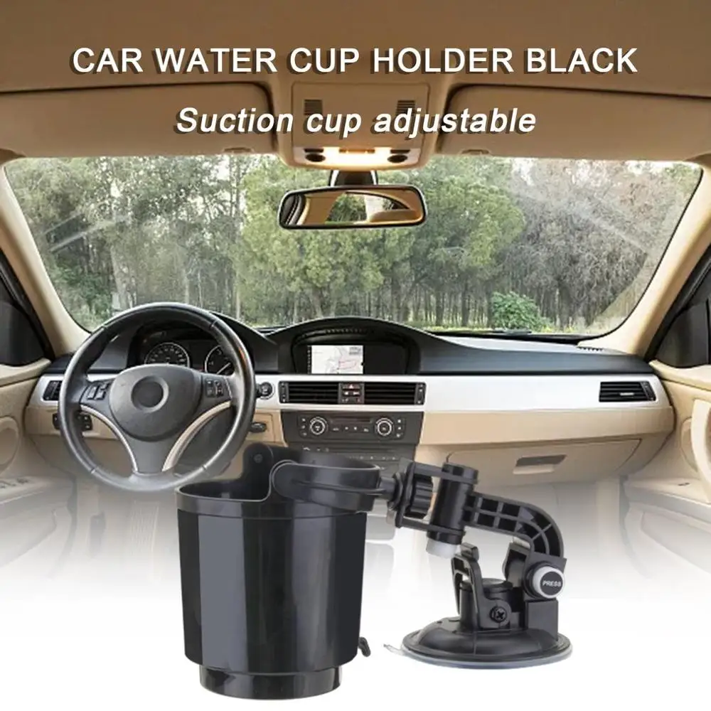 

Car Drinks Cup Holder Universal Adjustable Sucker Drinking Cup Holder Car Mounted Water Bottle Holder