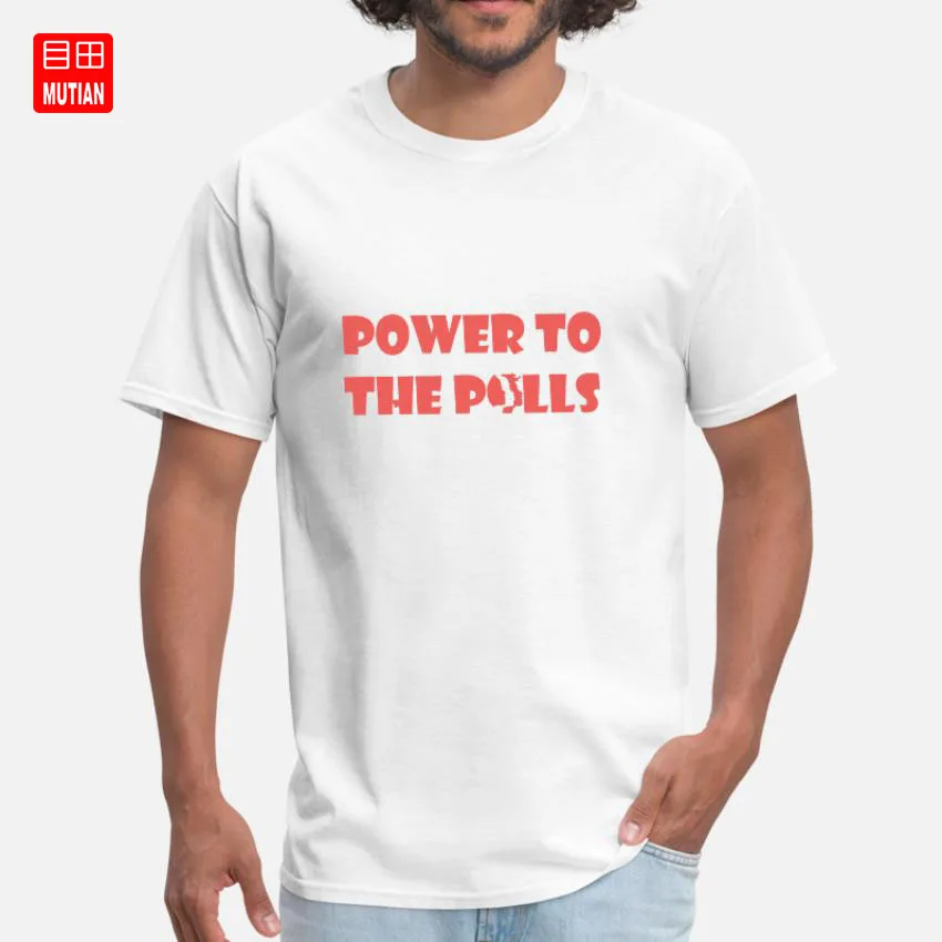 Power to The Polls 2018 футболка politics Trump USA Women protest our|Мужские футболки| |