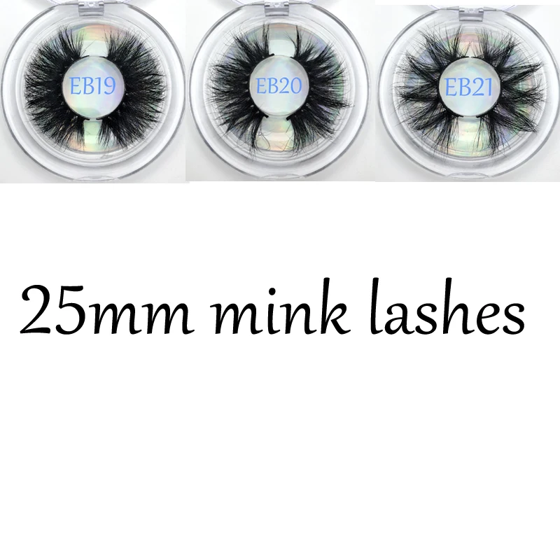 Новые стили 25 мм Экстра длинные норковые ресницы 3D натуральные безжалостные
