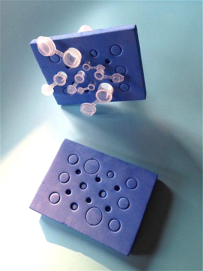 Стойка для центрифуги квадратная плавающая пластина из пенопласта держатель