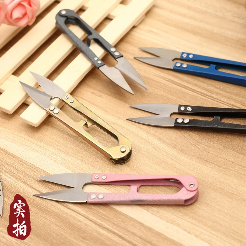 2 шт./лот нитевые ножницы для шитья пружина Вышивка Thrum Пряжа Ножницы крестом