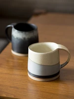japanese creative retro stoneware coffee cup household ceramic hanging ear mug nglish afternoon tea cup breakfast milk mugs gift