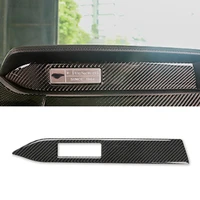 co pilot strips instrument panel car interior decoration carbon fiber sticker for mustang 2015 2020 dashboards frame trim decal