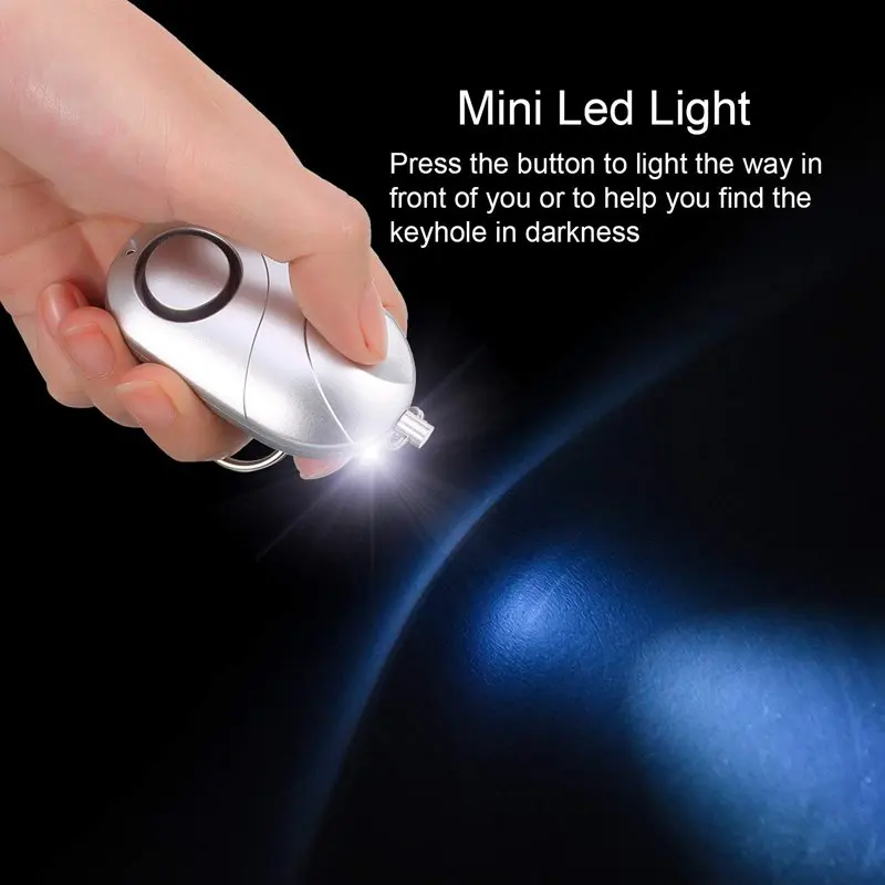 5 упаковок безопасный звук персональная сигнализация 130 дБ аварийная безопасная