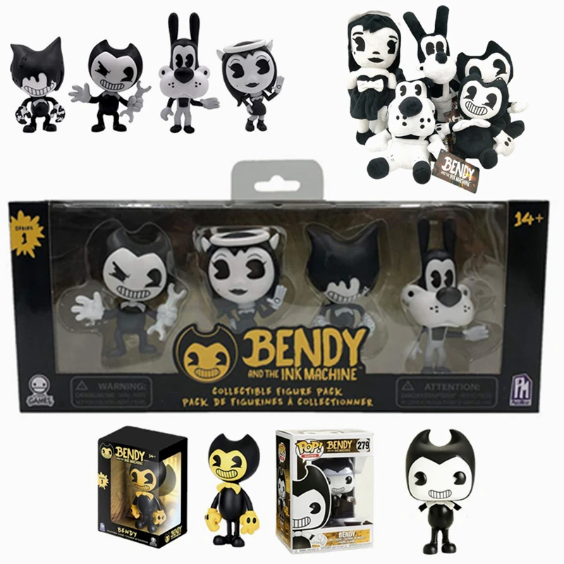 

Game Figure Bendy Ink Machine Toys Doll Action Figuras Kids Collection Toy Bendy PVC Toy