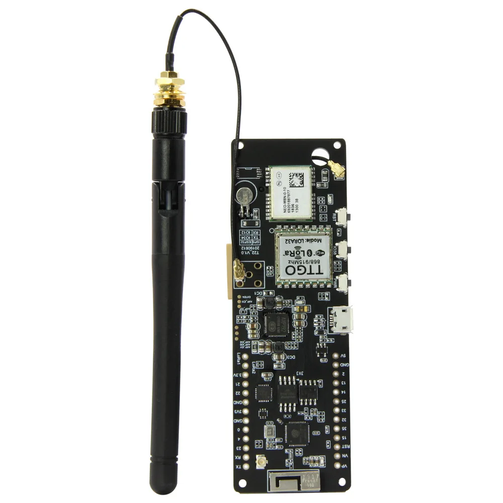 TTGO T-Beam V1.1 SX1262 LORA 868/915MHZ ESP32 WiFi Wireless Bluetooth Module GPS NEO-M8N IPEX 18650 Battery Holder enlarge