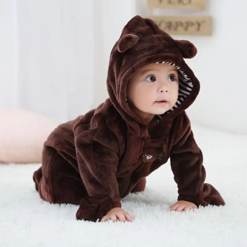 Комбинезоны с длинными рукавами для мальчиков и девочек Детский комбинезон