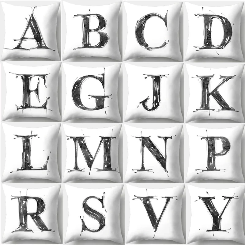 

Черные искусственные подушки для дивана 45x45, Декоративные диванные подушки в скандинавском стиле