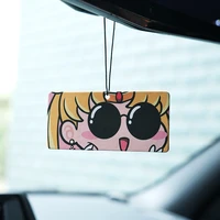 car rearview mirror hanging perfume car fragrance creative sunglasses cute decoration cartoon car fragrance film personality