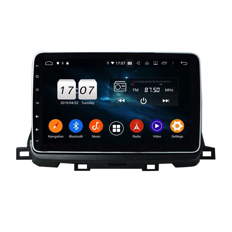 Автомобильный мультимедийный плеер 1DIN 6 ядер Android 10 1 для KIA Sportage 9 0-2018