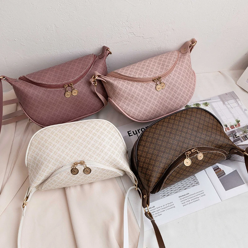 

Women's Bag 2021 New Trendy Fashion Printing All-match Simple Texture Single Shoulder Messenger Bag Handmade Bag