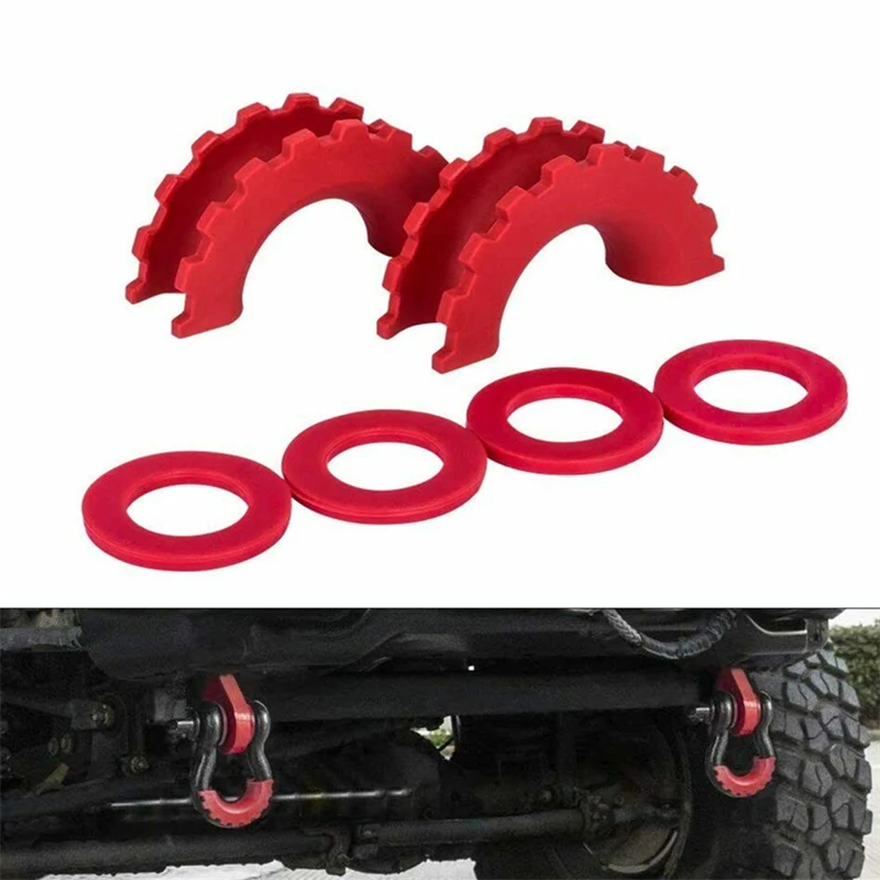

D-Ring Shackle Isolator with Washers for 3/4 inch towing shackles to protect your bow shackle hackles Bumper Car Accessories
