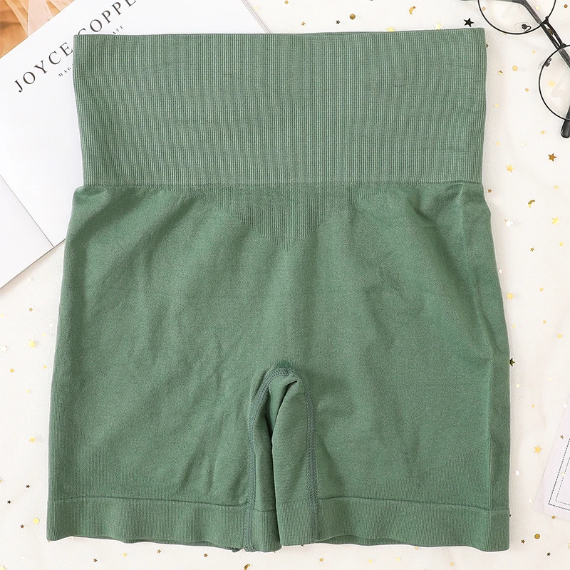 Спортивные бесшовные шорты женские безопасные короткие штаны с высокой талией