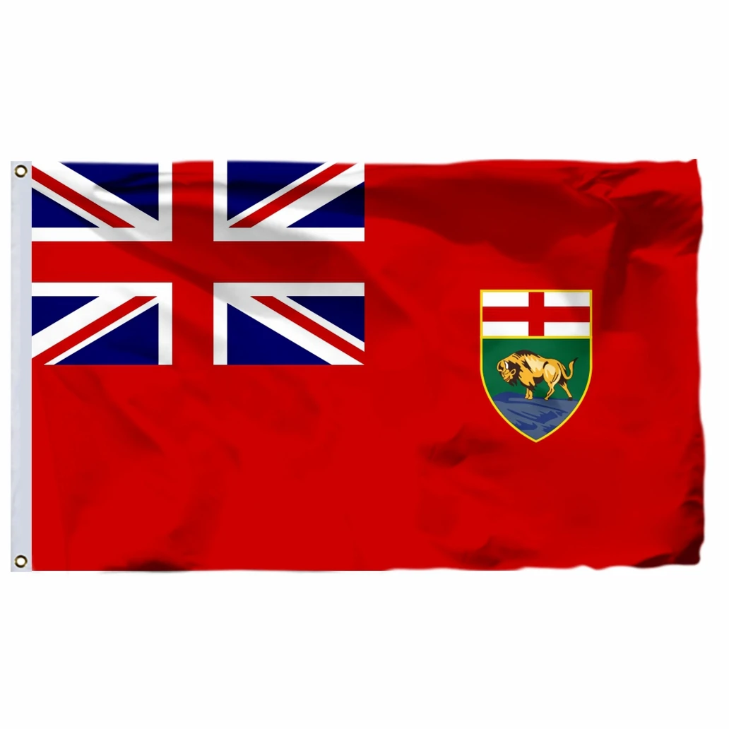 

Canada Manitoba Flag 90x150cm 3x5ft 120g 100D Office Activity parade Festival Home Decoration 60x90cm 21x14cm Banner