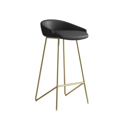 

Nordic New bar counter chair Leisure Modern Bar Stool chair Simple Iron High Chair Gold Fashion Dining Chair club Accessories