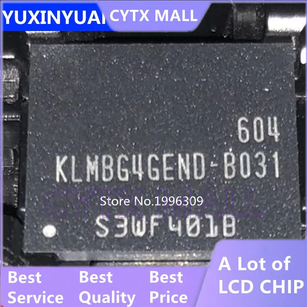 

New_original 2PCS KLMBG4GEND-B031 32GB EMMC KLMBG4GEND B031 BGA CYTX_B