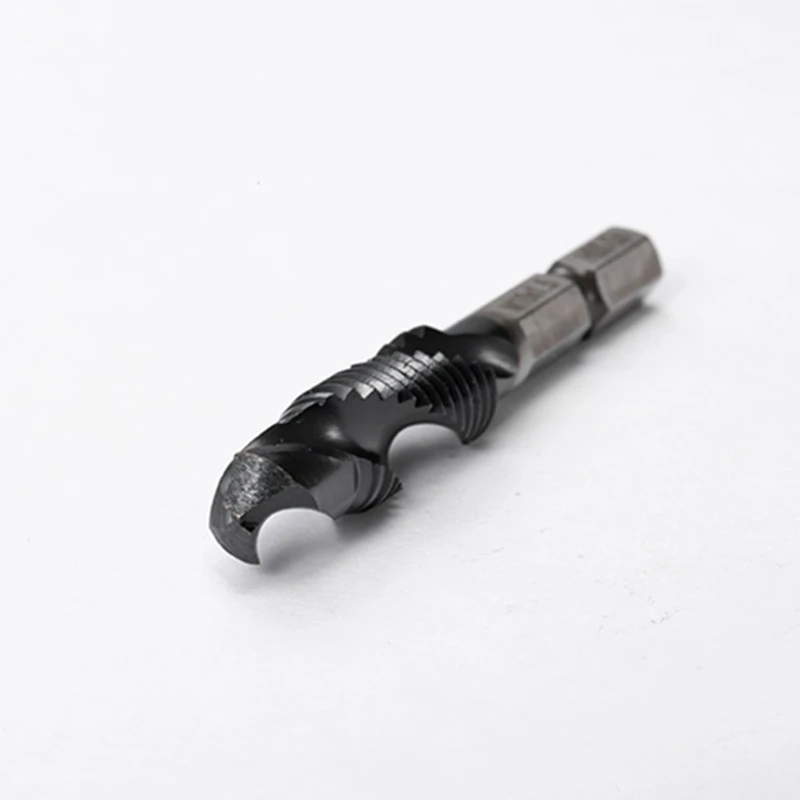 

Steel Material Multifunctional Titanium 6 Combination Drill Bit Set Suitable for Rapid Drilling and Tapping Processing