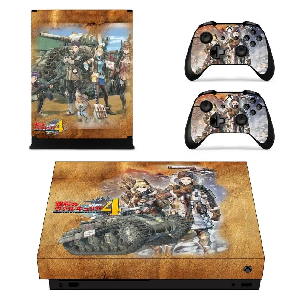 Valkyria Chronicles 4 стикер s для Xbox One X виниловые наклейки на кожу Наклейки Обложка Pegatinas