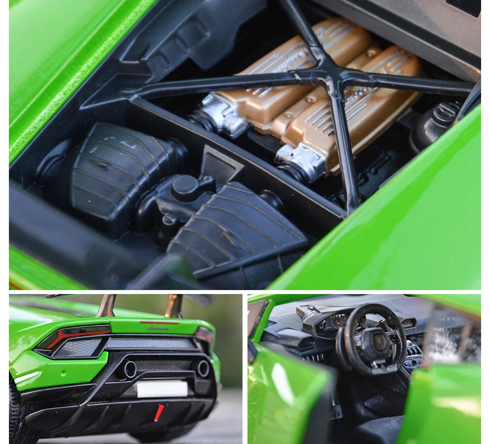 Maisto 1:18 ураган Performmante LP610-4 зеленый спортивный автомобиль статическая литая модель сплава Модель автомобиля