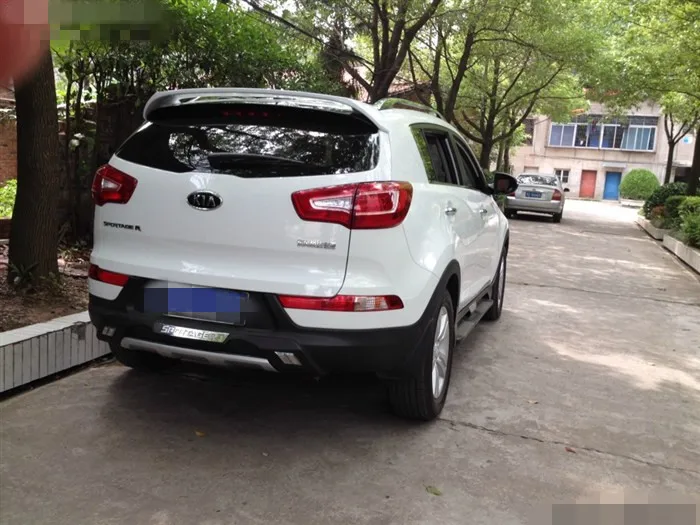 Для Kia Sportage спойлер 2011 2017 хэтчбек ABS Материал заднее крыло автомобиля праймер цвет