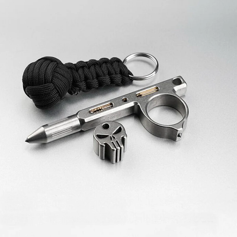 Harga Pena Taktis Paduan Titanium Pertahanan Diri Kepala Baja Tungsten EDC Saku Jendela Rusak Multifungsi Mainan Olahraga Kelangsungan Hidup Pribadi