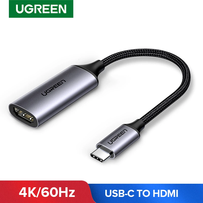 UGREEN кабель Переходник USB C на HDMI адаптер 4K 60 Гц Тип Thunderbolt 3 к для MacBook Pro/Air iPad Pro Samsung