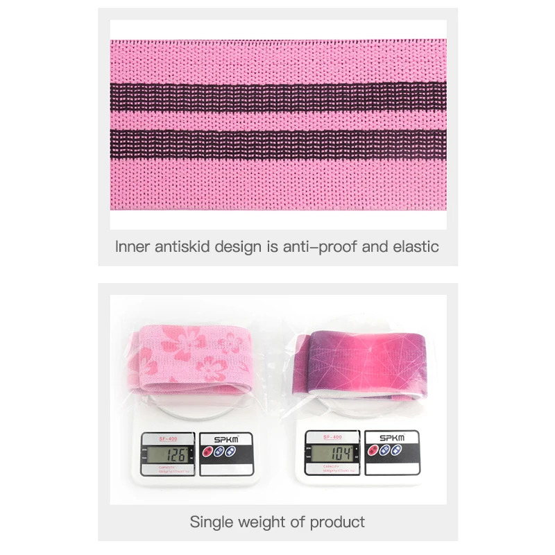 

Training Fitness Squat Elastic Non-slip Resistance Ring Yoga Resistance Band Female Abuser Hip Hip Ring Indoor