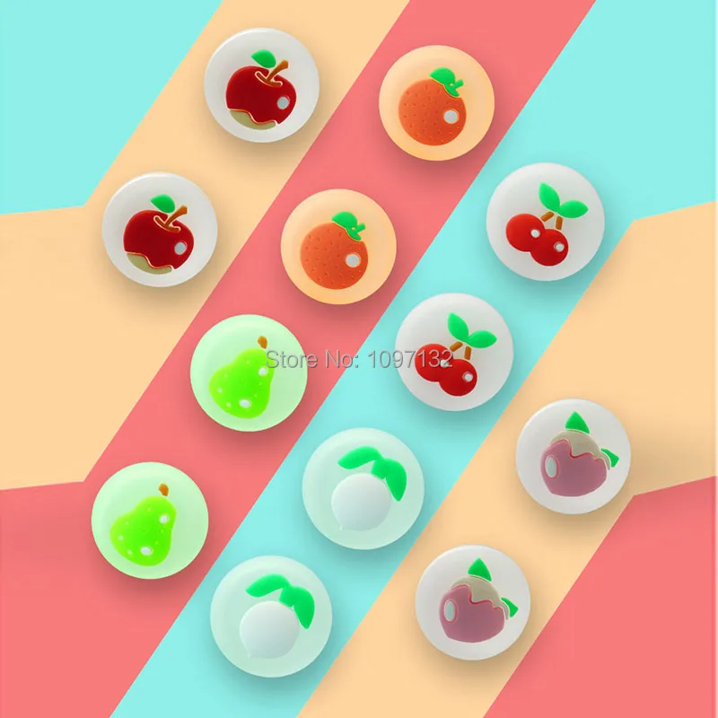 Новые фруктовые силиконовые вишневые груши оранжевые Joy Con рукоятка для большого