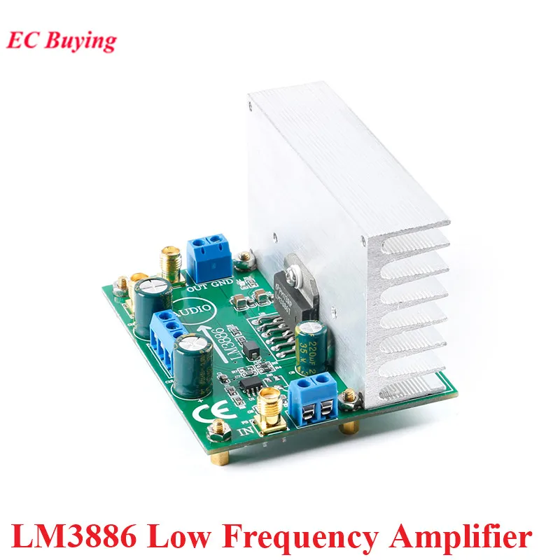 

LM3886 Low Frequency Power Amplifier Board Module Audio Amplifier OPA445 High Voltage Version Function Demo Board