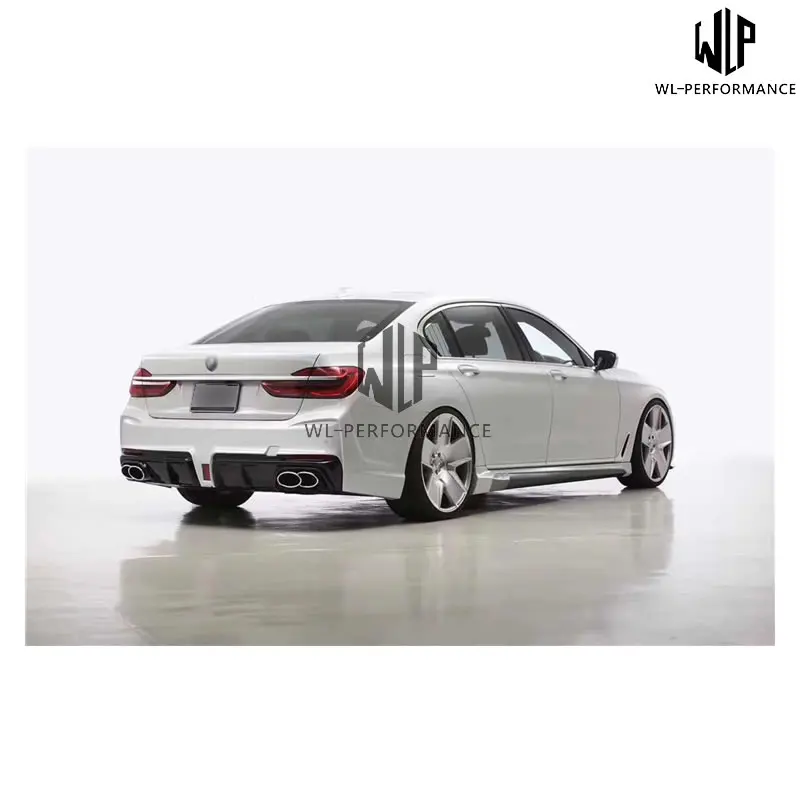 G11 G12 PP Неокрашенный Комплект кузова автомобиля передний задний бампер с
