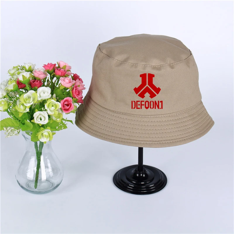 Модная летняя шляпа Defqon с логотипом 1 женская Мужская Панама дизайнерский