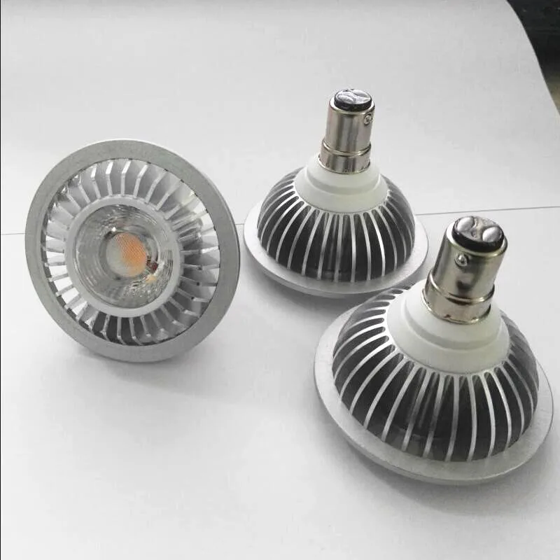 1 шт. 7 Вт AR70 B15D Светодиодный прожектор B15 база затемнения AC85-265V/DC12V дома/Коммерческое освещение BA15D AR70 лампы Светодиодный прожектор
