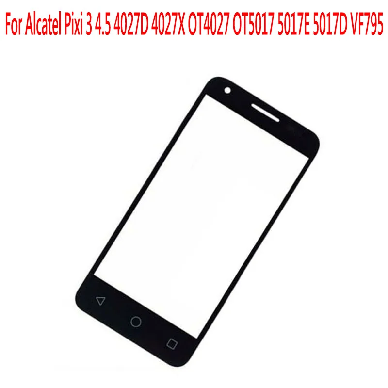 

For Alcatel One Touch Pixi 3 4.5 OT4027 4027D 4027X 5017 5017E VF795 Lcd Front Touch Screen panel Glass Lens Cover Replacement