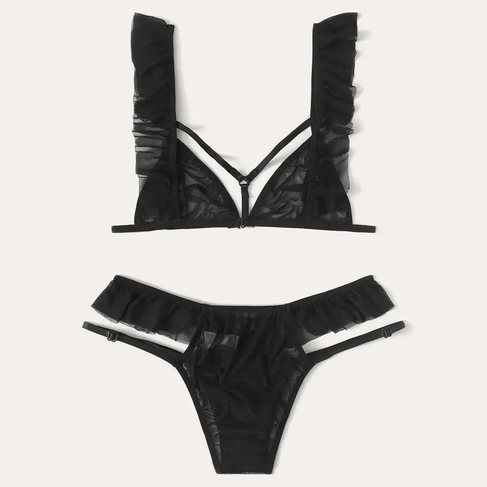 

Delicate Women Erotic Underwear Lace Push Up Bra Set Sexy Lace Lingerie Seamless Sous Vetement Femme Sexy Ensemble