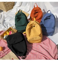 2020 new ins candy color backpack waterproof nylon double elementary and middle school student school bag leisure travel outdoor