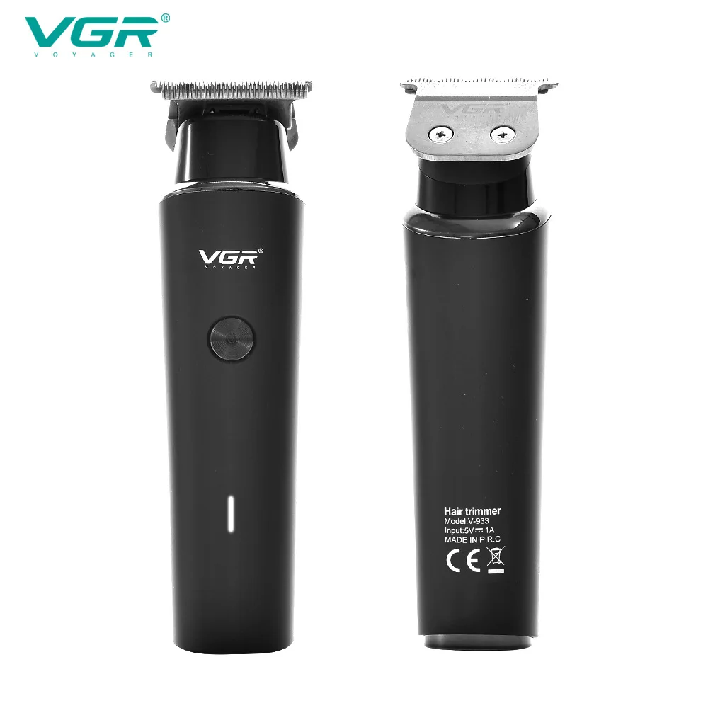 

VGR v933 hair clipper USB rechargeable hair clipper haircut machine barber oilhead clipper hair carving engraving beard trimmer